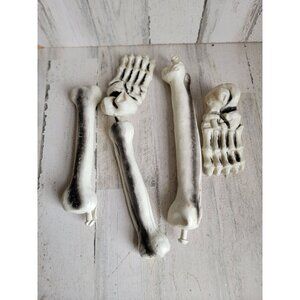 Skeleton leg foot bone‎ plastic prop decor Halloween scary set